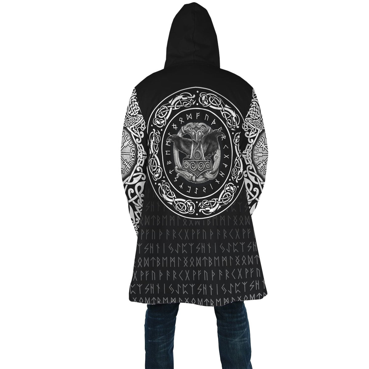 viking-cloak-huginn-and-muniin-with-mjolnir