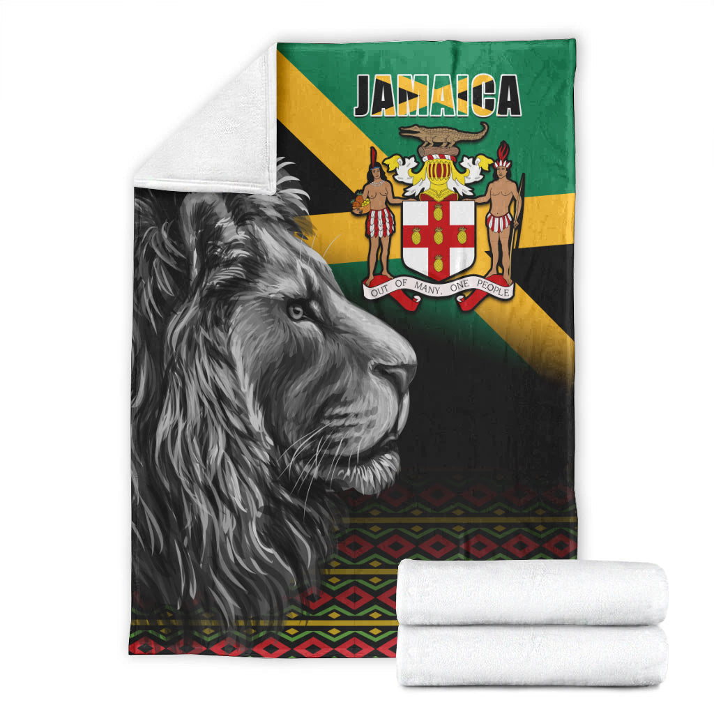 jamaica-lion-premium-blanket-jamaican-pattern-version-black