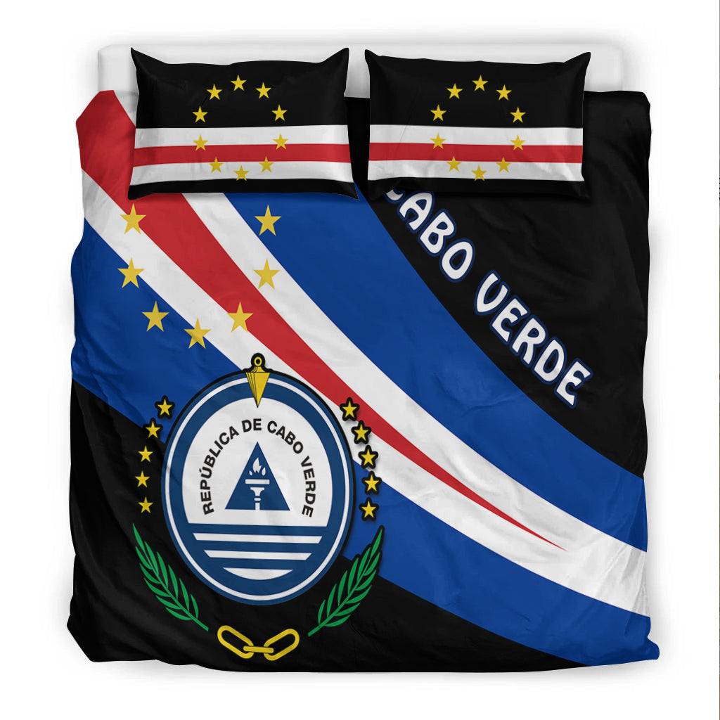 Cape Verde Bedding Set Flag Version Black LT13 - Wonder Print Shop