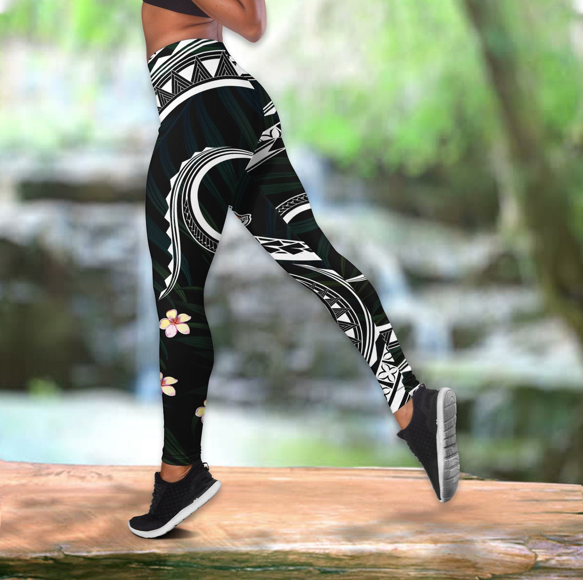 fiji-coat-of-arms-women-leggings-polynesian-mix-coconut-pattern