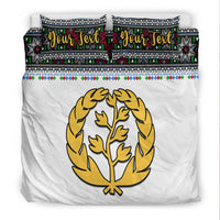 (Custom Personalised) Eritrea Tibeb Bedding Set Eritrean Cross Mix Flag Ver.01 LT13 - Wonder Print Shop