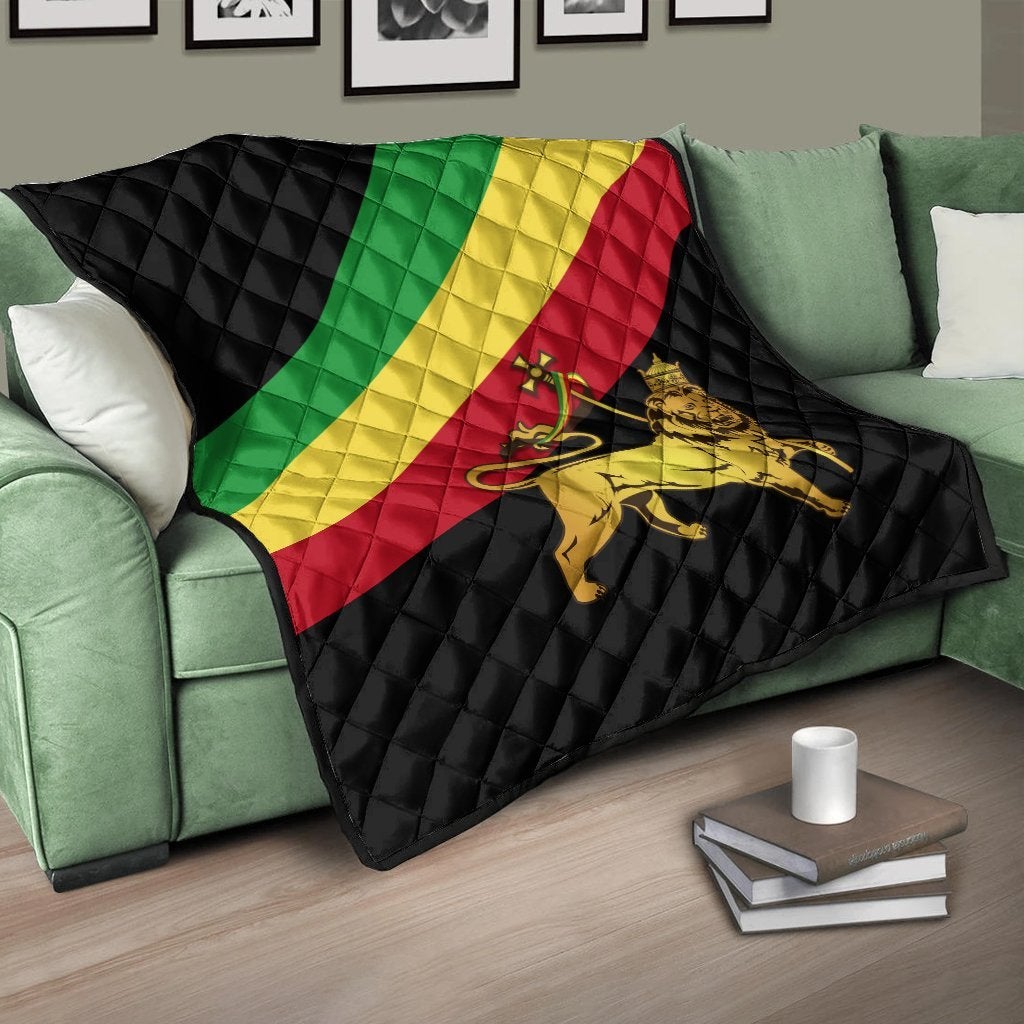 Ethiopia Premium Quilt Flag LT13 - Wonder Print Shop