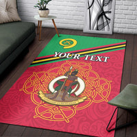 (Custom Personalised) Vanuatu Area Rug Pattern Sand Drawing LT13 - Wonder Print Shop