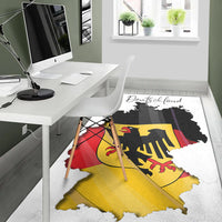 Germany Area Rug Grunge Deutschland Map and Coat Of Arms Ver.01 LT13 - Wonder Print Shop