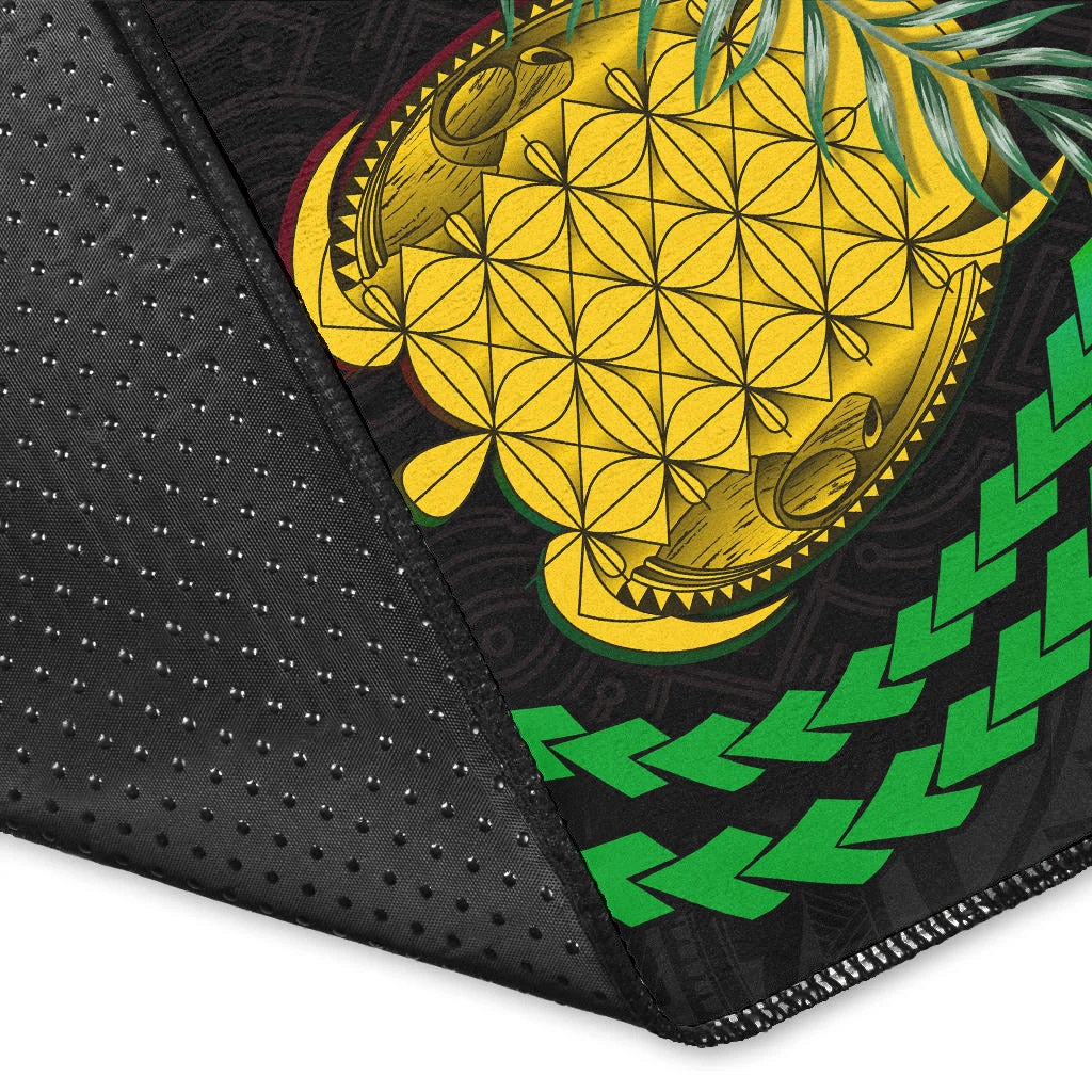 (Custom Personalised) Vanuatu Heart Polynesian Area Rug Turtle Sand Drawings LT13 - Wonder Print Shop