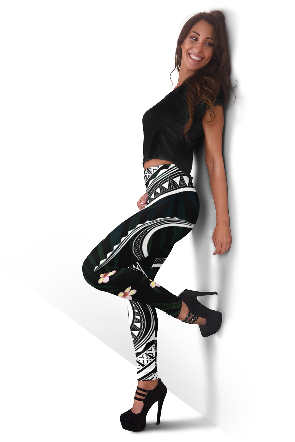 fiji-coat-of-arms-women-leggings-polynesian-mix-coconut-pattern