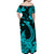 Hawaii Matching Hawaiian Shirt And Dress Polynesia Turquoise Fish Hook LT13 - Wonder Print Shop