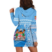 Fiji Dreamy Hoodie Dress Tapa Pattern LT13 - Wonder Print Shop