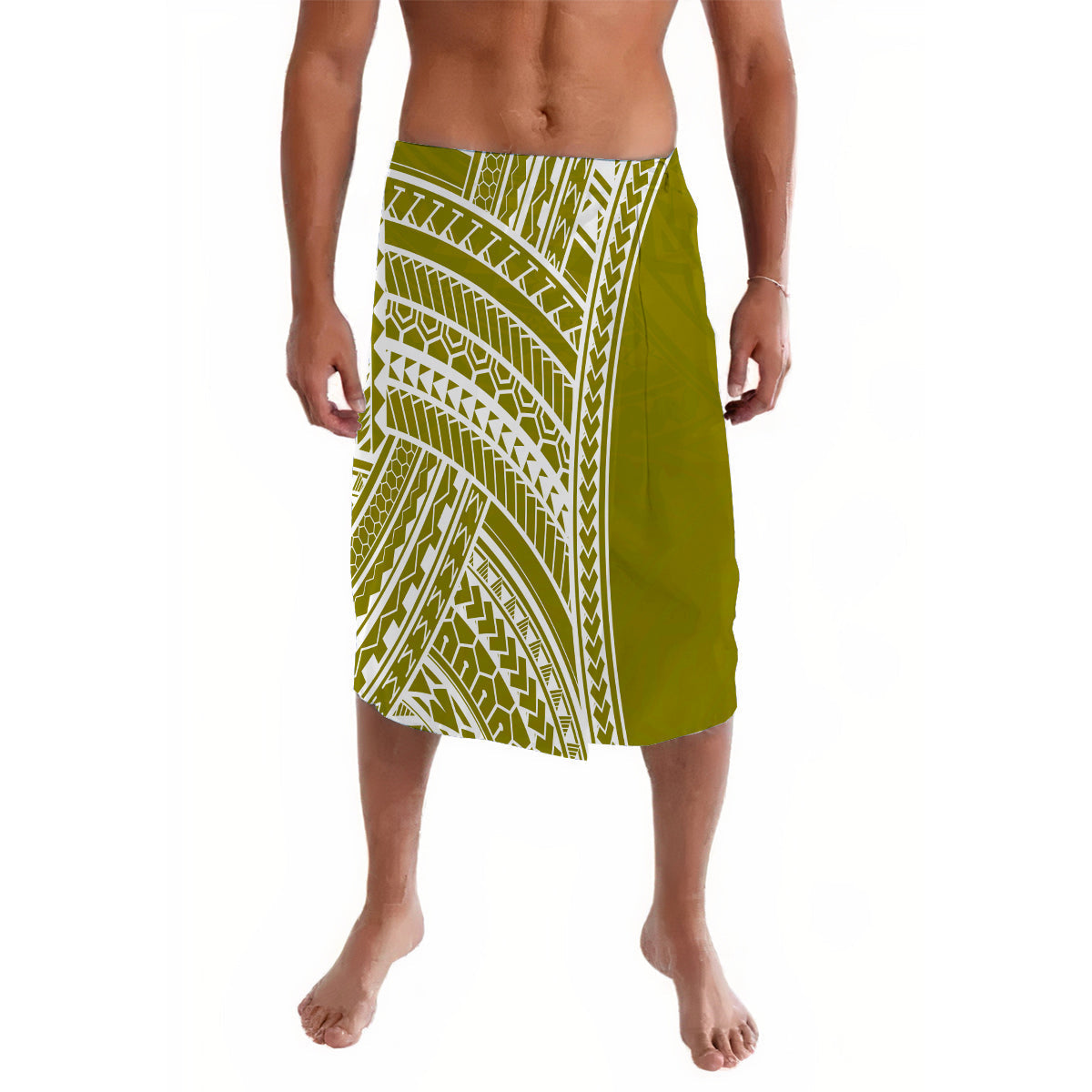 Polynesian Lavalava Simple Ver.02 Gold LT13 - Wonder Print Shop