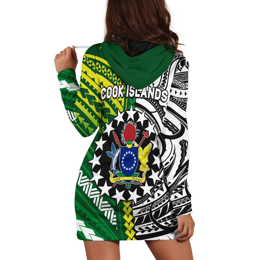 Cook Islands Unique Hoodie Dress Polynesia Pattern LT13 - Wonder Print Shop