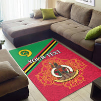 (Custom Personalised) Vanuatu Area Rug Pattern Sand Drawing LT13 - Wonder Print Shop
