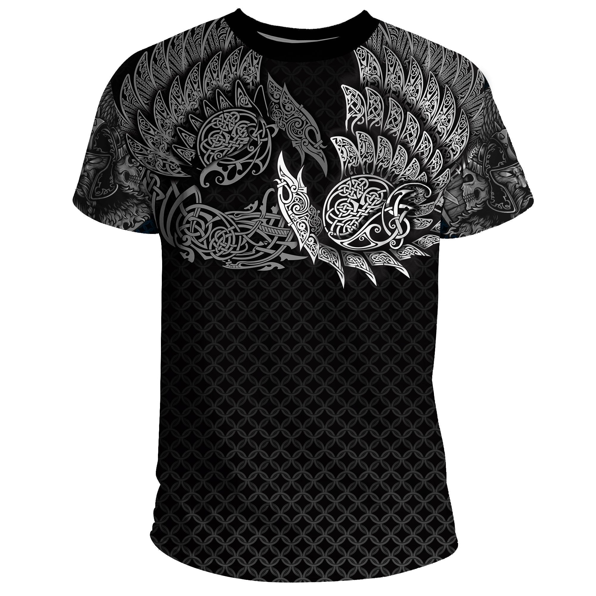 Viking T Shirt, Ravens of Midgard RLT12 - Wonder Print Shop