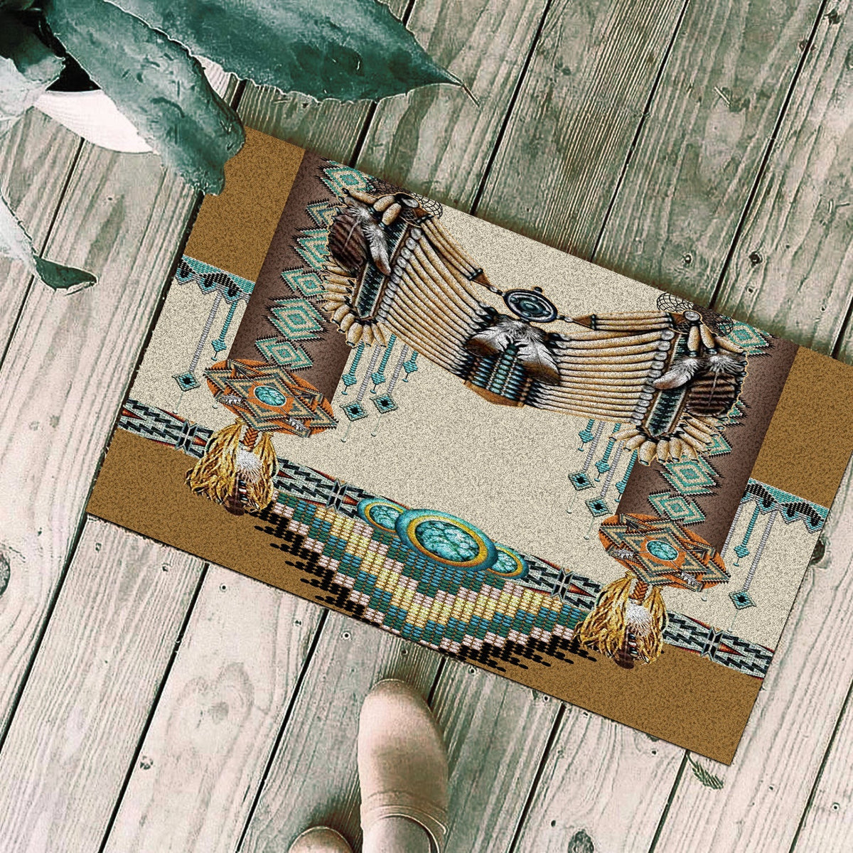 brown-pattern-breastplate-native-american-doormat