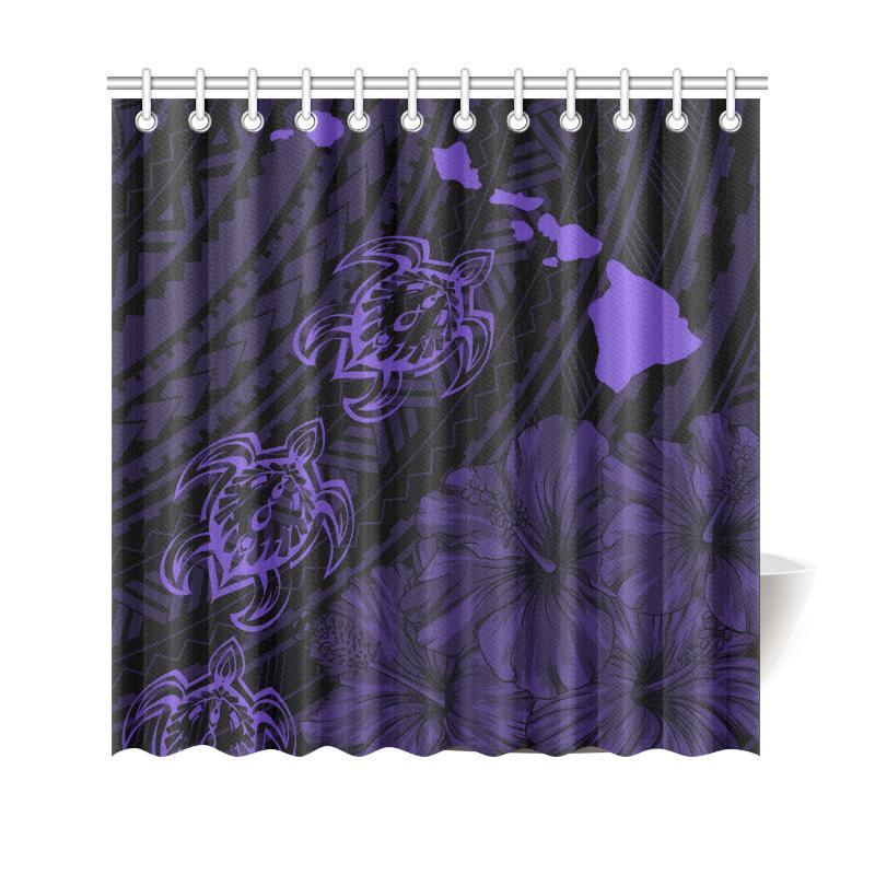 hawaii-sea-turtle-is-swimming-toward-shower-curtain-purple