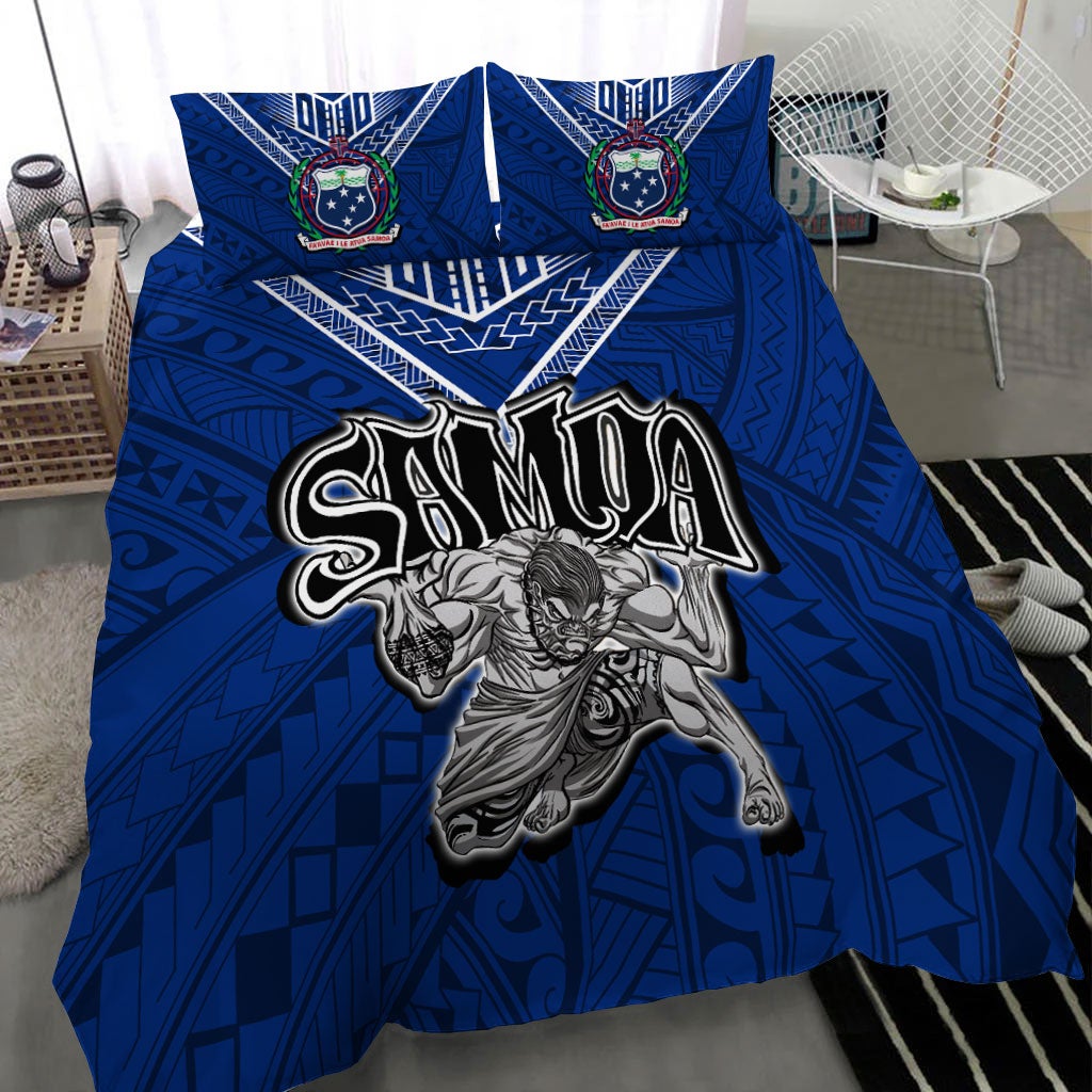 Samoa Bedding Set Samoan Warrior Pride LT12 - Wonder Print Shop
