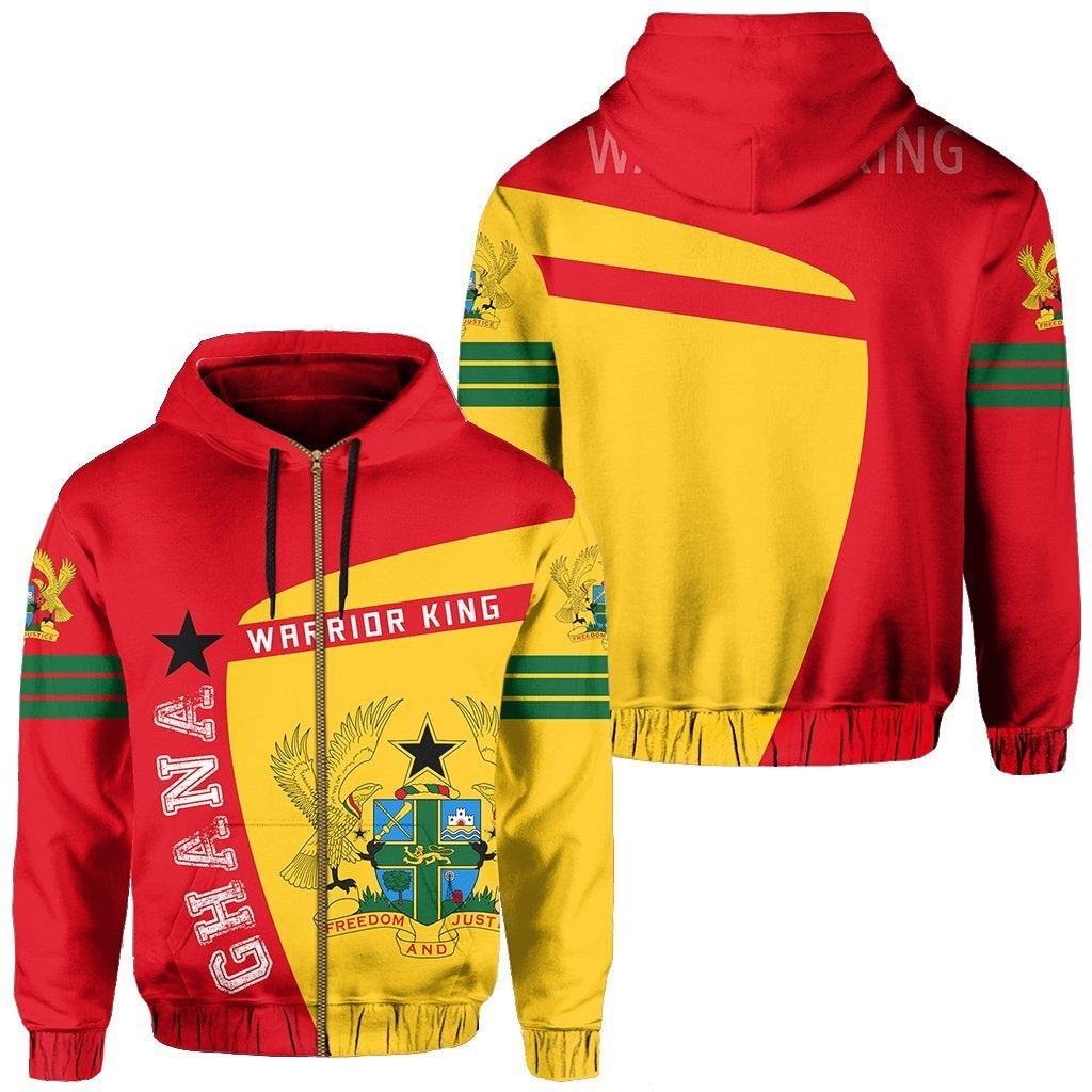 african-hoodie-ghana-sport-hoodie-zipper-premium-style