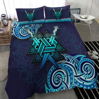 Viking Valknut Tattoo Art Bedding Set LT12 - Wonder Print Shop