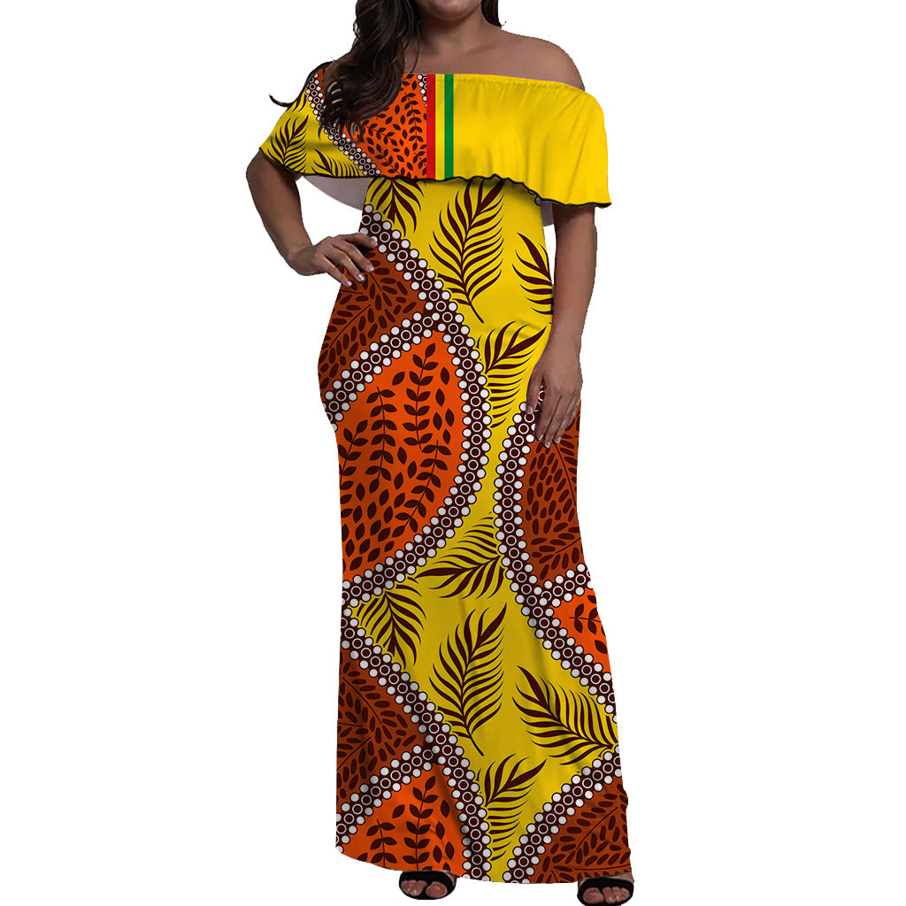 ethiopia-off-shoulder-long-dress-simple-african-pattern