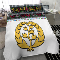 (Custom Personalised) Eritrea Tibeb Bedding Set Eritrean Cross Mix Flag Ver.01 LT13 - Wonder Print Shop