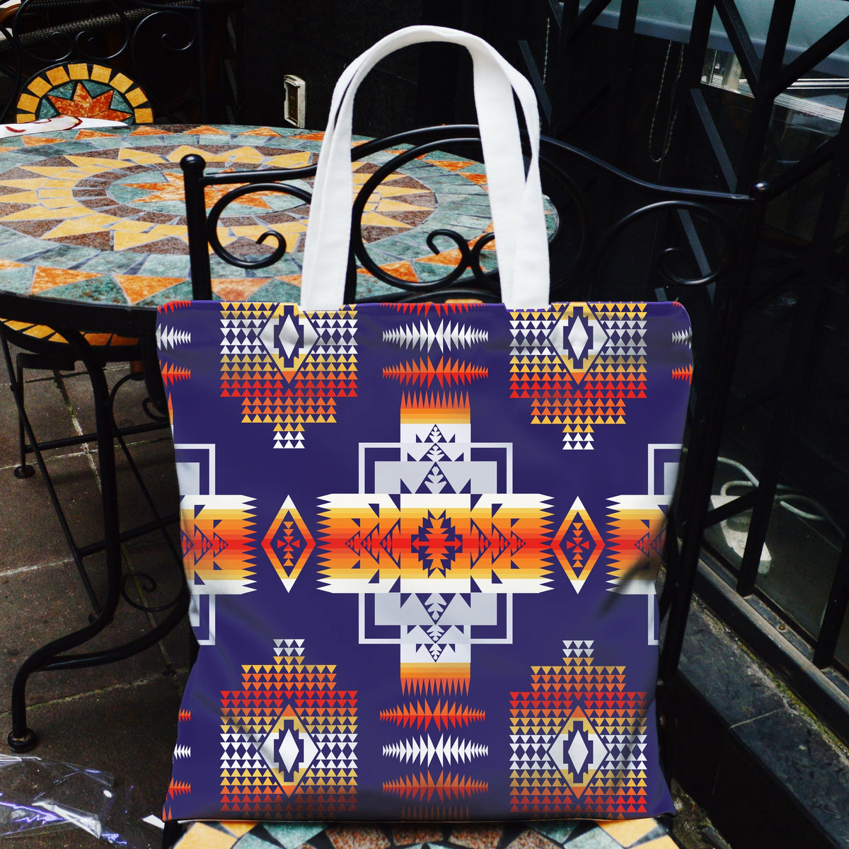 purple-pattern-native-american-pocket-canvas-bag