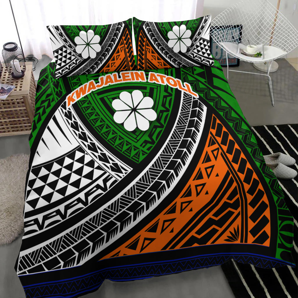 Kwajalein Atoll Tribal Pattern Bedding Set LT12 - Wonder Print Shop