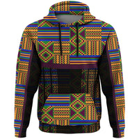 African Hoodie Adofowaa Awaamu Kente Pullover - Wonder Print Shop