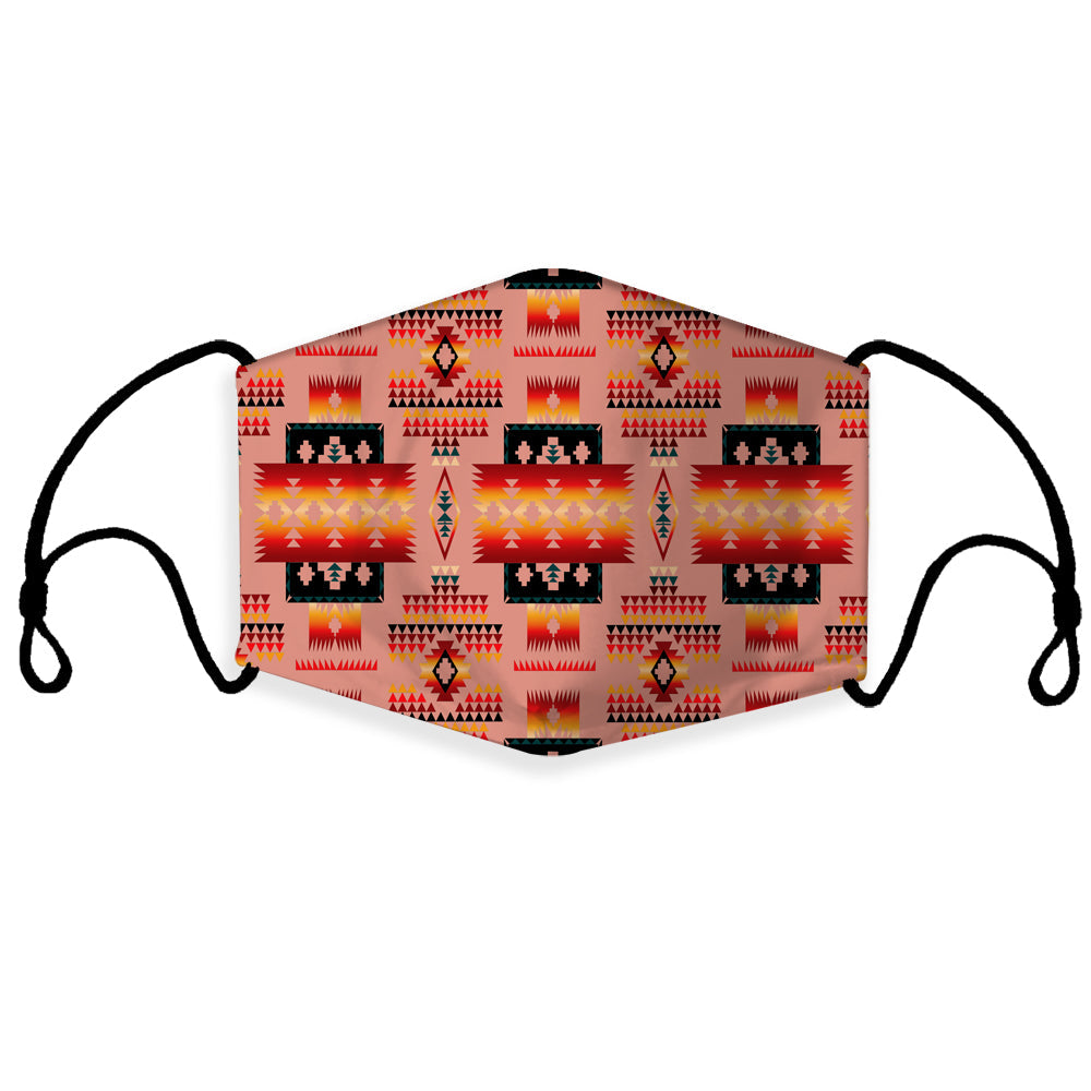 tan-tribe-pattern-native-american-3d-mask-with-1-filter