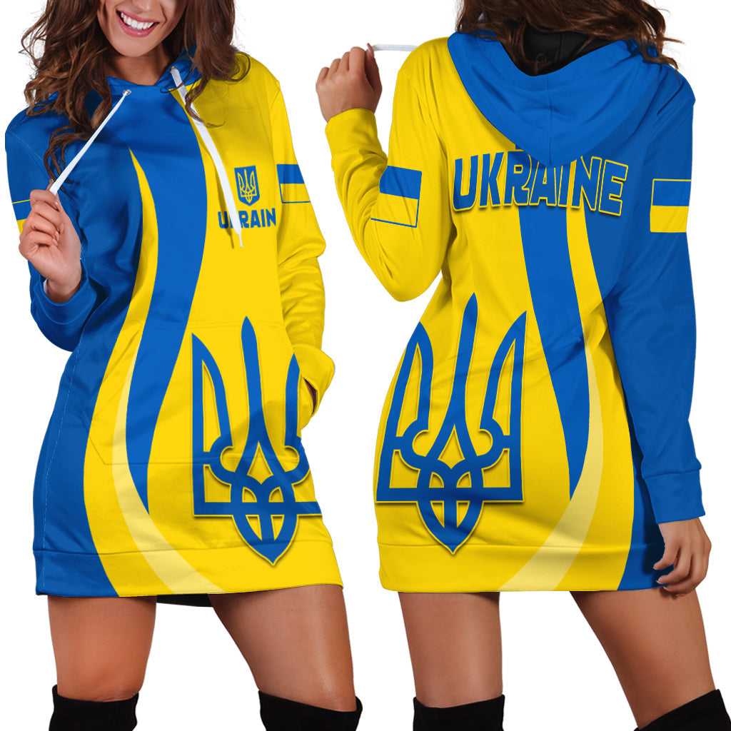 Ukraine Hoodie Dress Always Proud Ukraine LT13 - Wonder Print Shop