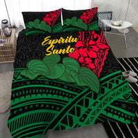 Vanuatu Espiritu Santo Bedding Set Kava With Hibiscus LT12 - Wonder Print Shop