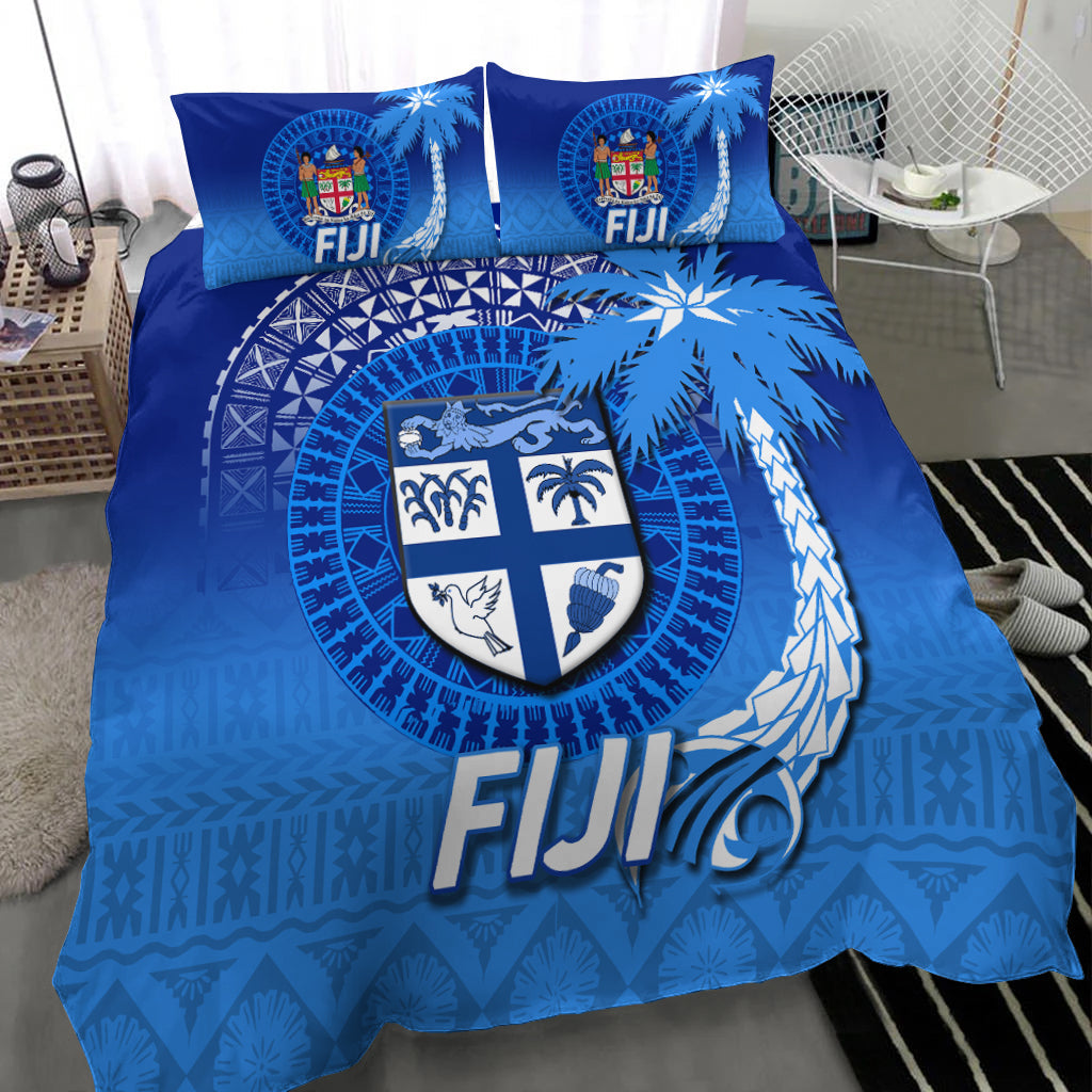 Fiji Tapa Tribal Coconut Tree Bedding Set - LT12 - Wonder Print Shop