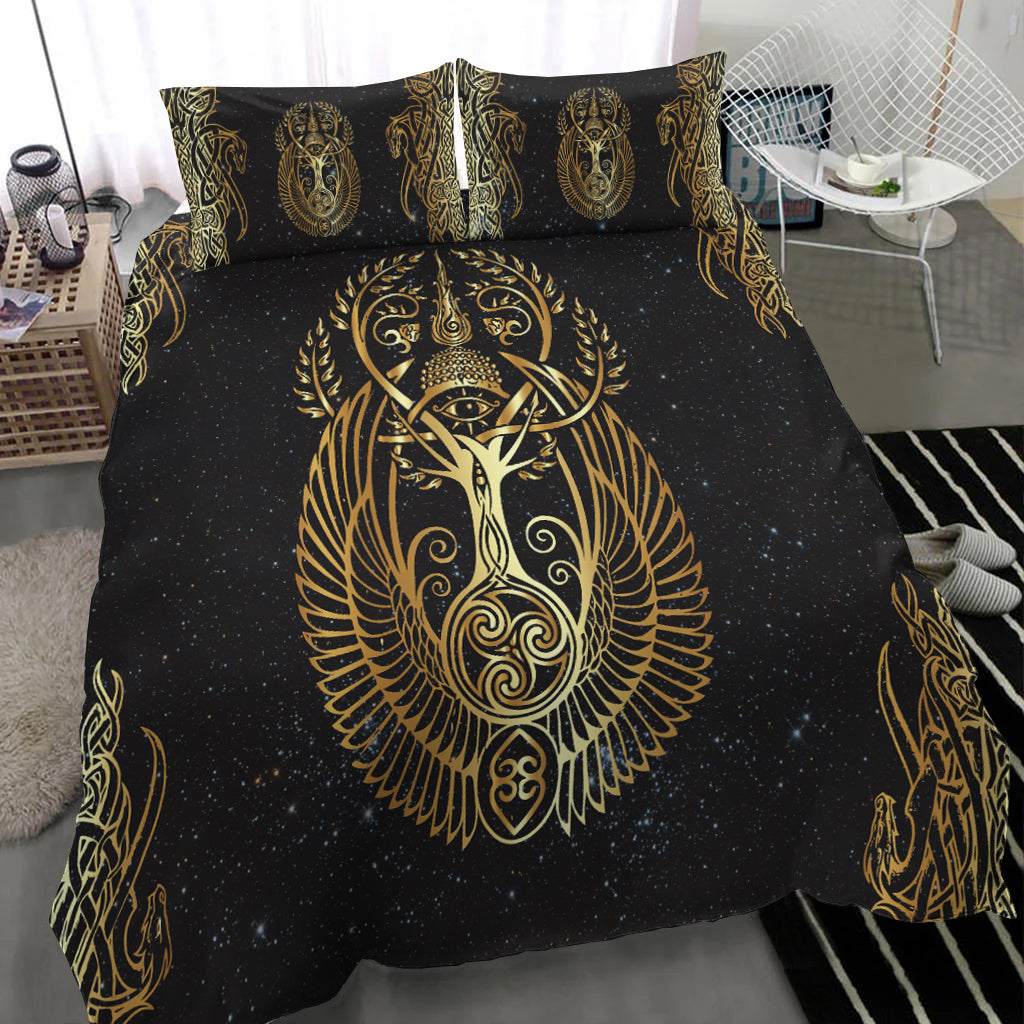 Viking Yggdrasil Tree Of Life Odin Bedding Set LT12 - Wonder Print Shop