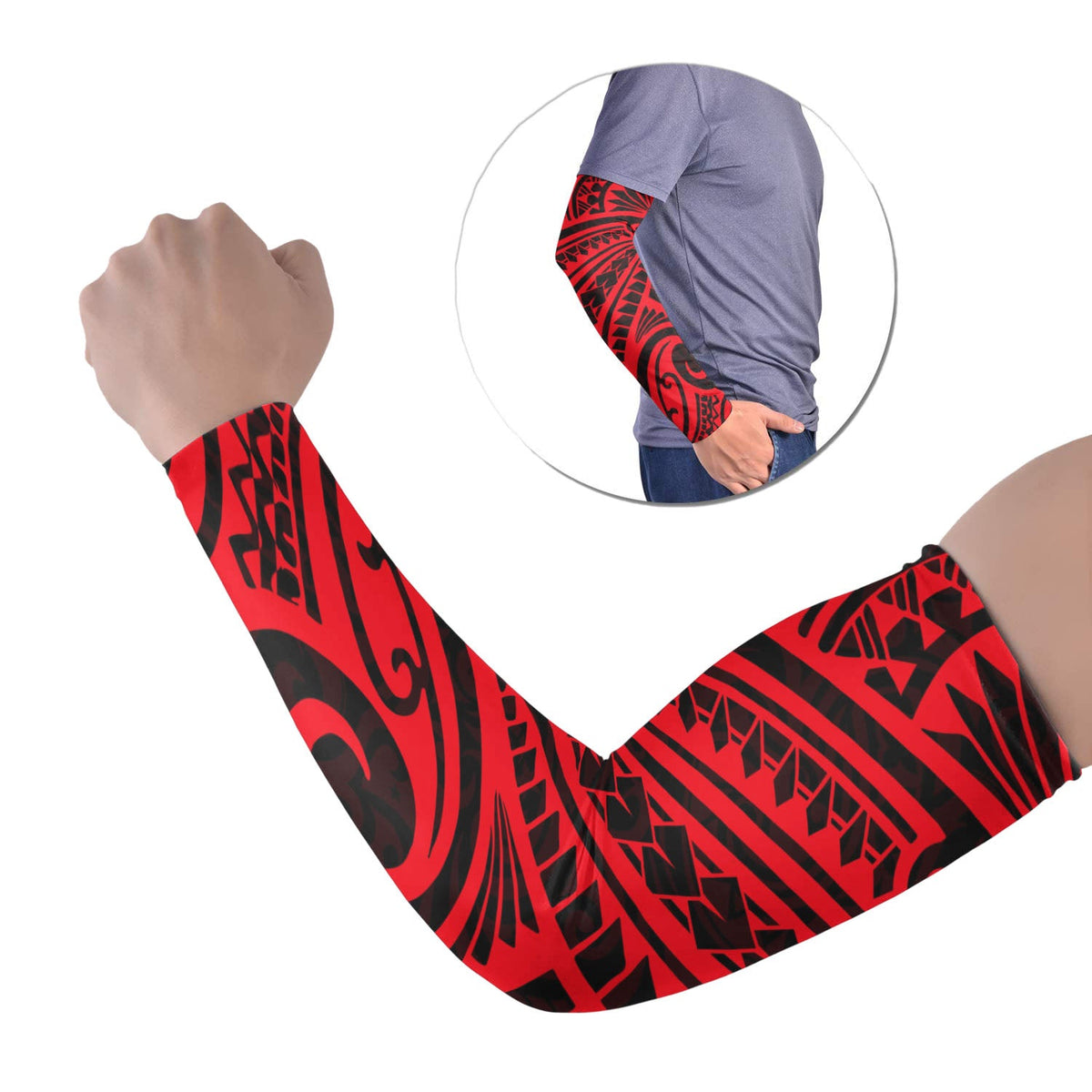 polynesian-tribal-tattoo-arm-sleeve-43-set-of-two-no2
