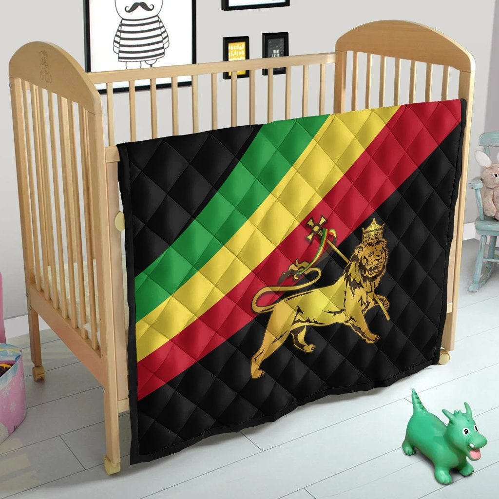 Ethiopia Premium Quilt Flag LT13 - Wonder Print Shop
