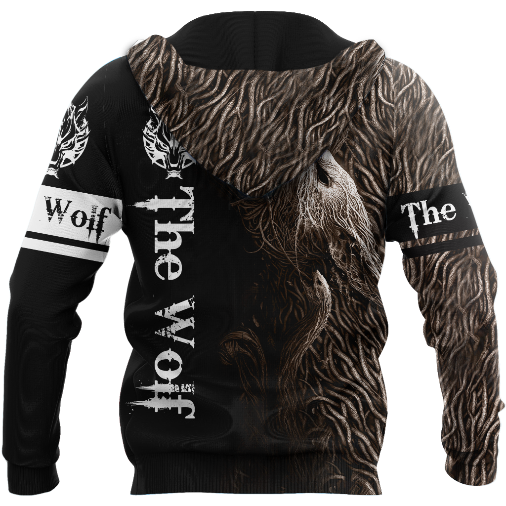 Viking Clothing Fenrir Viking Wolf Hoodie RLT12 - Wonder Print Shop