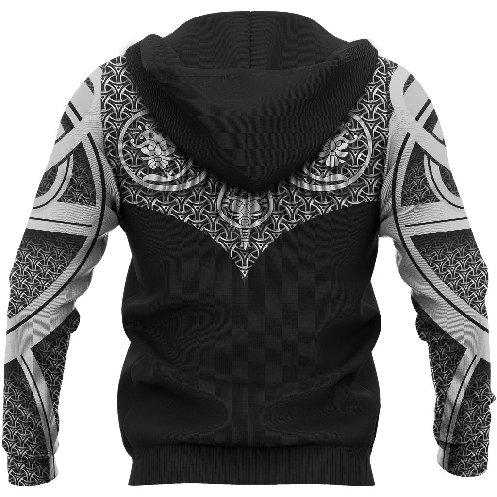 Viking Hoodie Best Viking Tattoo (Zip) RLT12 - Wonder Print Shop