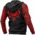 Viking Hoodie Tattoo All Over Print Red (Zip) RLT12 - Wonder Print Shop