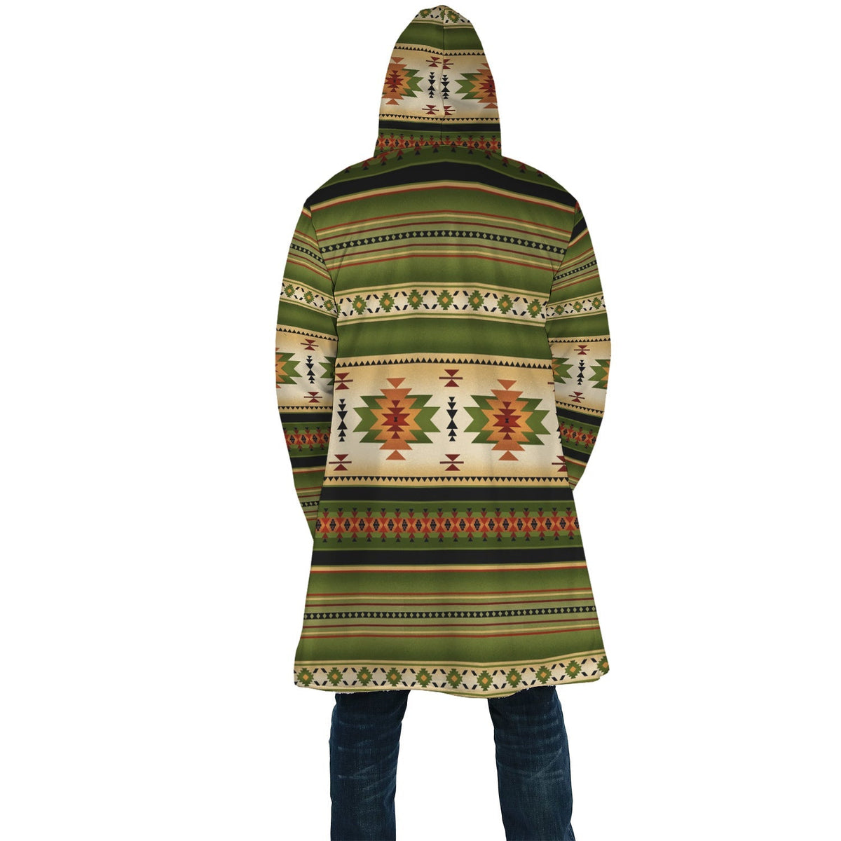 green-native-american-cloak