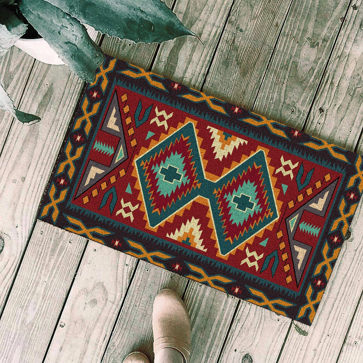native-american-red-yellow-pattern-native-american-doormat