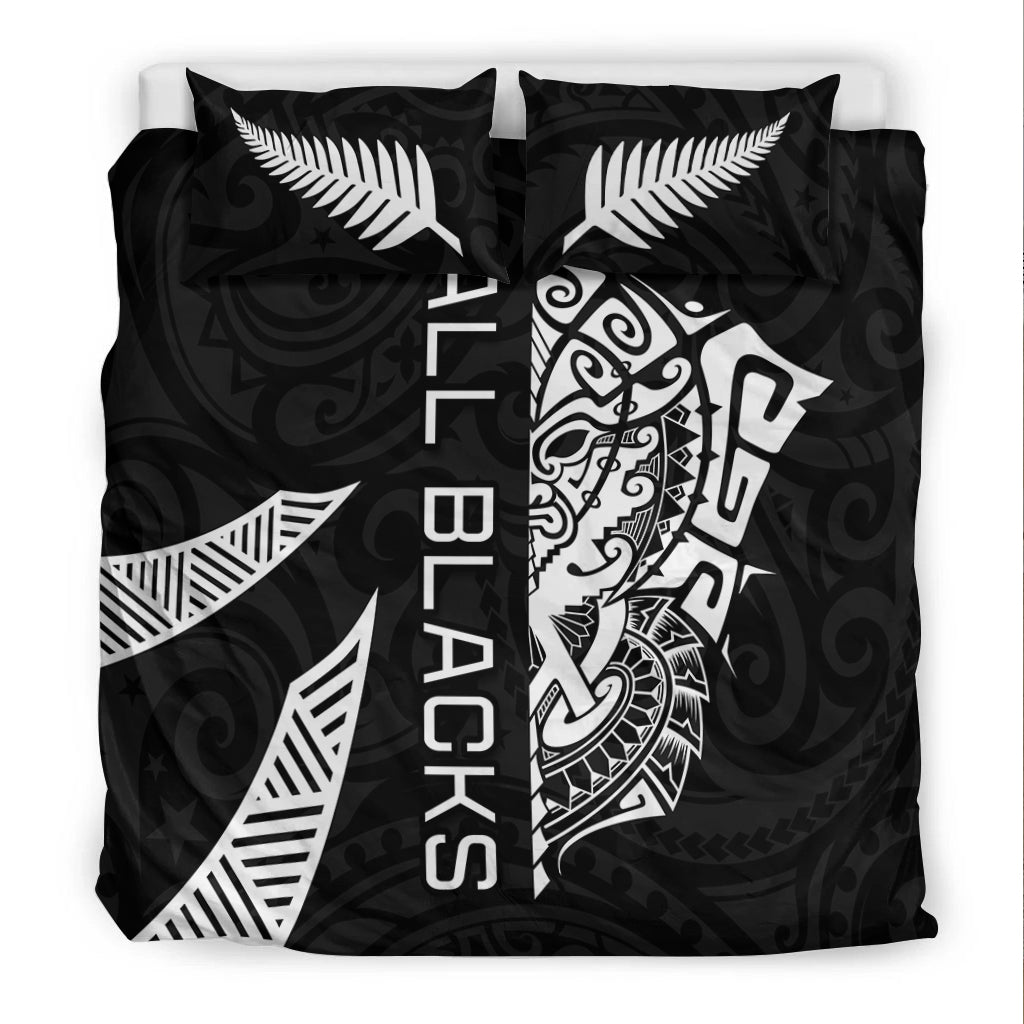 New Zealand Rugby Bedding Set Haka All Black mix Ta Moko LT13 - Wonder Print Shop