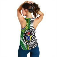 Cook Islands Unique Women Racerback Tank Polynesia Pattern LT13 - Wonder Print Shop