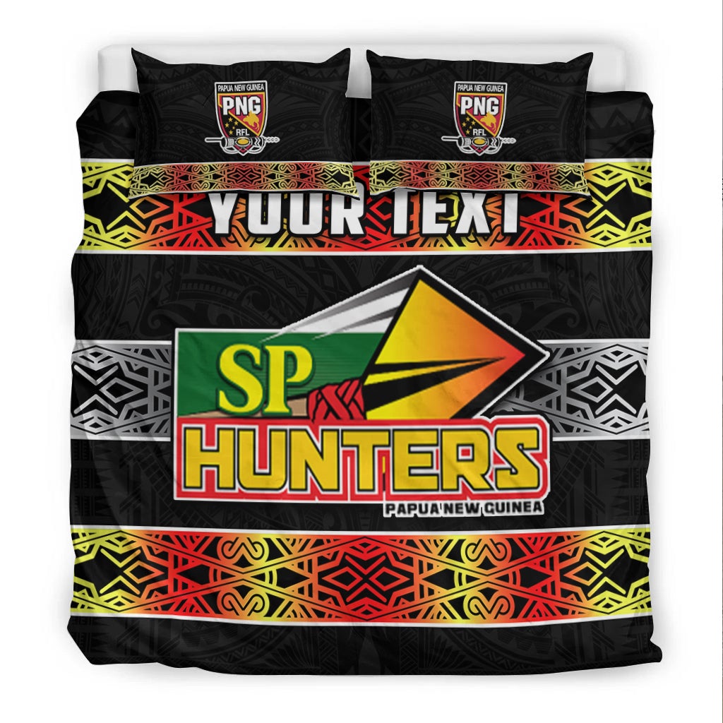 (Custom Personalised) The Hunters PNG Bedding Set Papua New Guinea Hunters Rugby LT13 - Wonder Print Shop