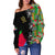 Eritrea Special Knot Off Shoulder Sweater African Pattern LT13 - Wonder Print Shop