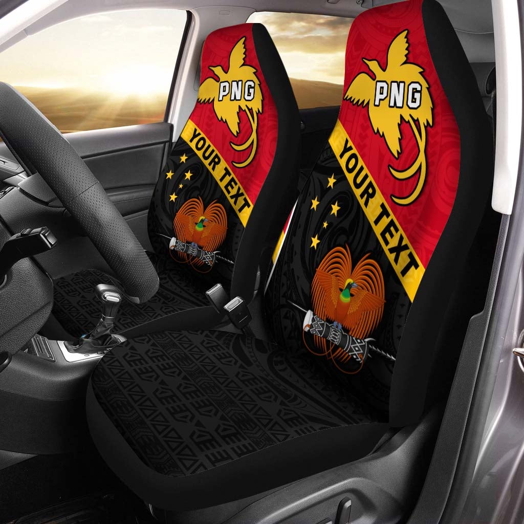(Custom Personalised) Papua New Guinea Rugby Car Seat Covers The Kumuls PNG LT13 - Wonder Print Shop