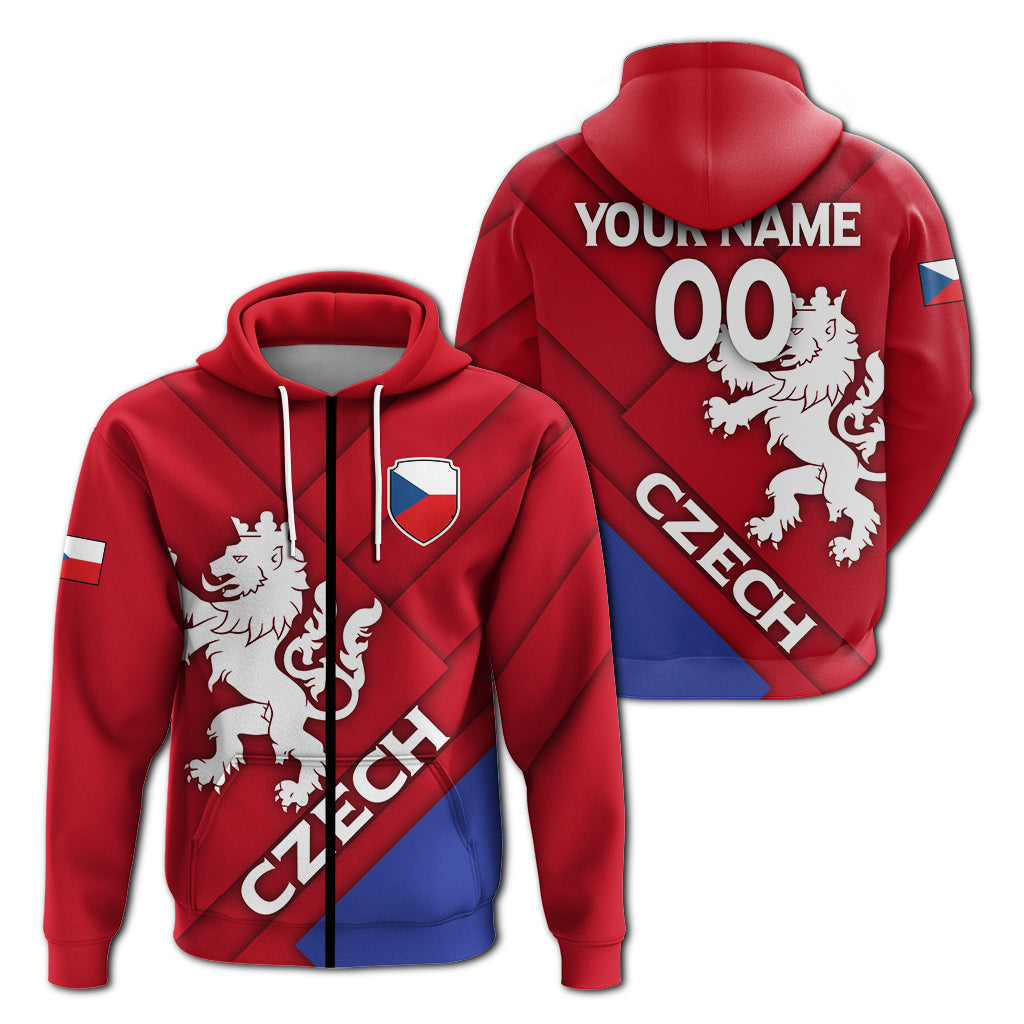 custom-personalised-czech-republic-euro-zip-up-hoodie-flag-style