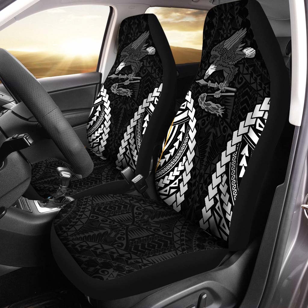 American Samoa Car Seat Covers Eagle mix Polynesian LT13 - Wonder Print Shop