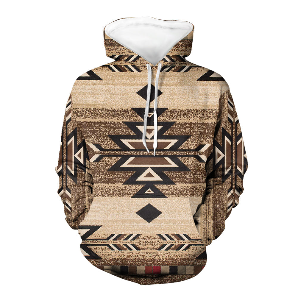 Brown Arrow Native American 3D Hoodie LT10 - Wonder Print Shop