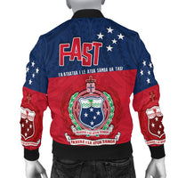 F.A.S.T Samoa Bomber Jacket Polynesian Enthusiasm LT13 - Wonder Print Shop