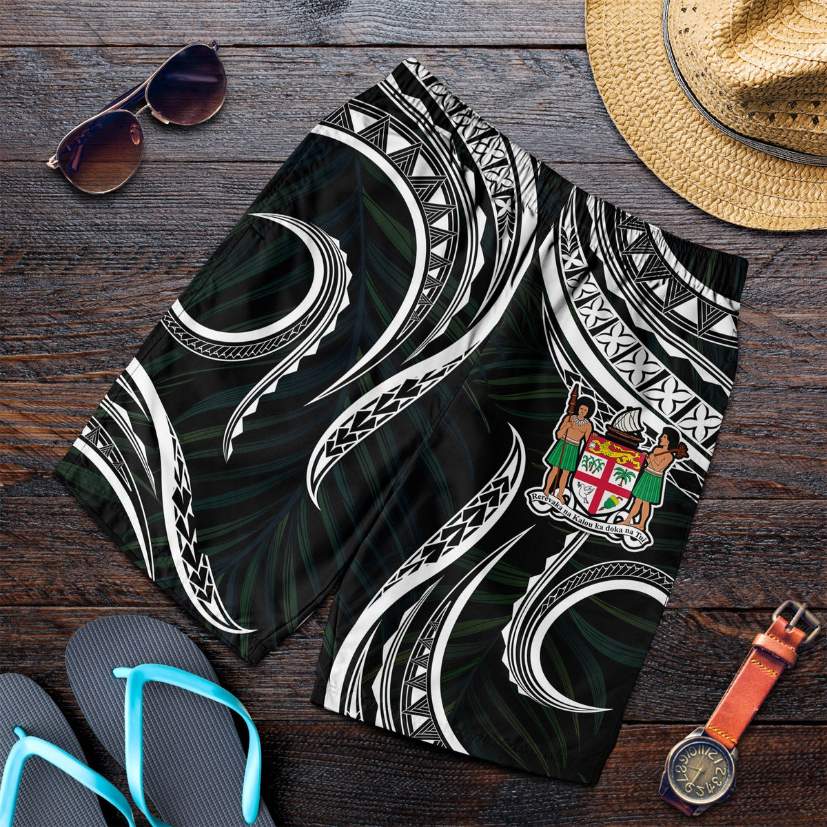 fiji-coat-of-arms-men-short-polynesian-mix-coconut-pattern