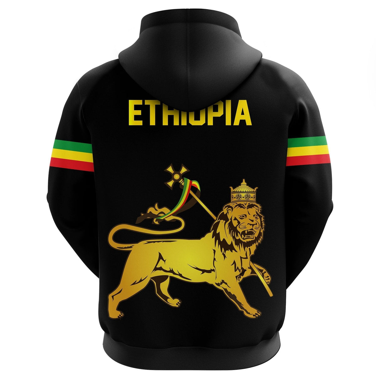 Ethiopia United Zip Hoodie - Wonder Print Shop