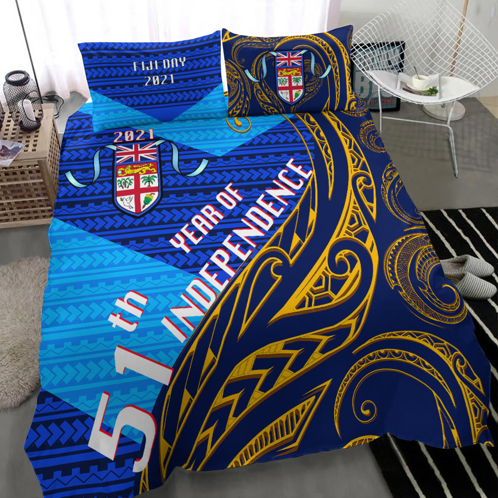 Fiji Day Beddings Set - 51th Year Of Independence - LT20 - Wonder Print Shop